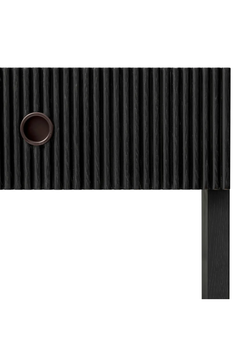 Ribbed Wood Nightstand Dimitrios | Eichholtz Miami