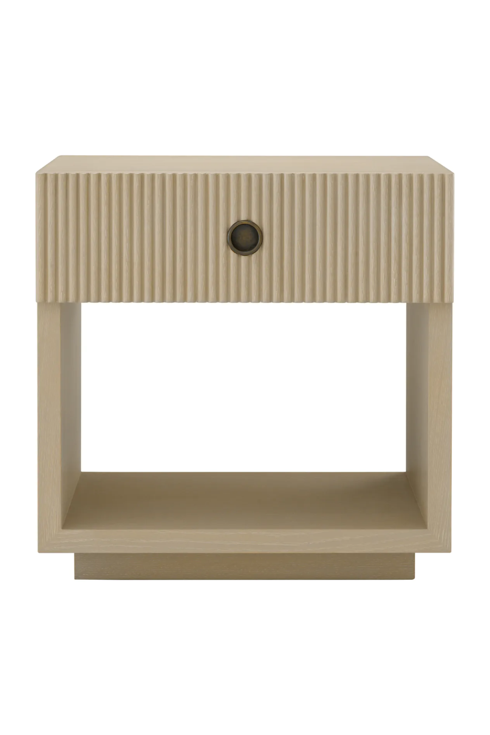 Ribbed Wood Nightstand Dimitrios | Eichholtz Miami