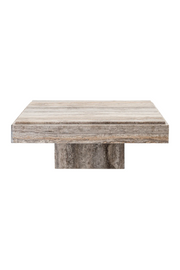 Square Travertine Coffee Table Sartoria | Eichholtz Miami