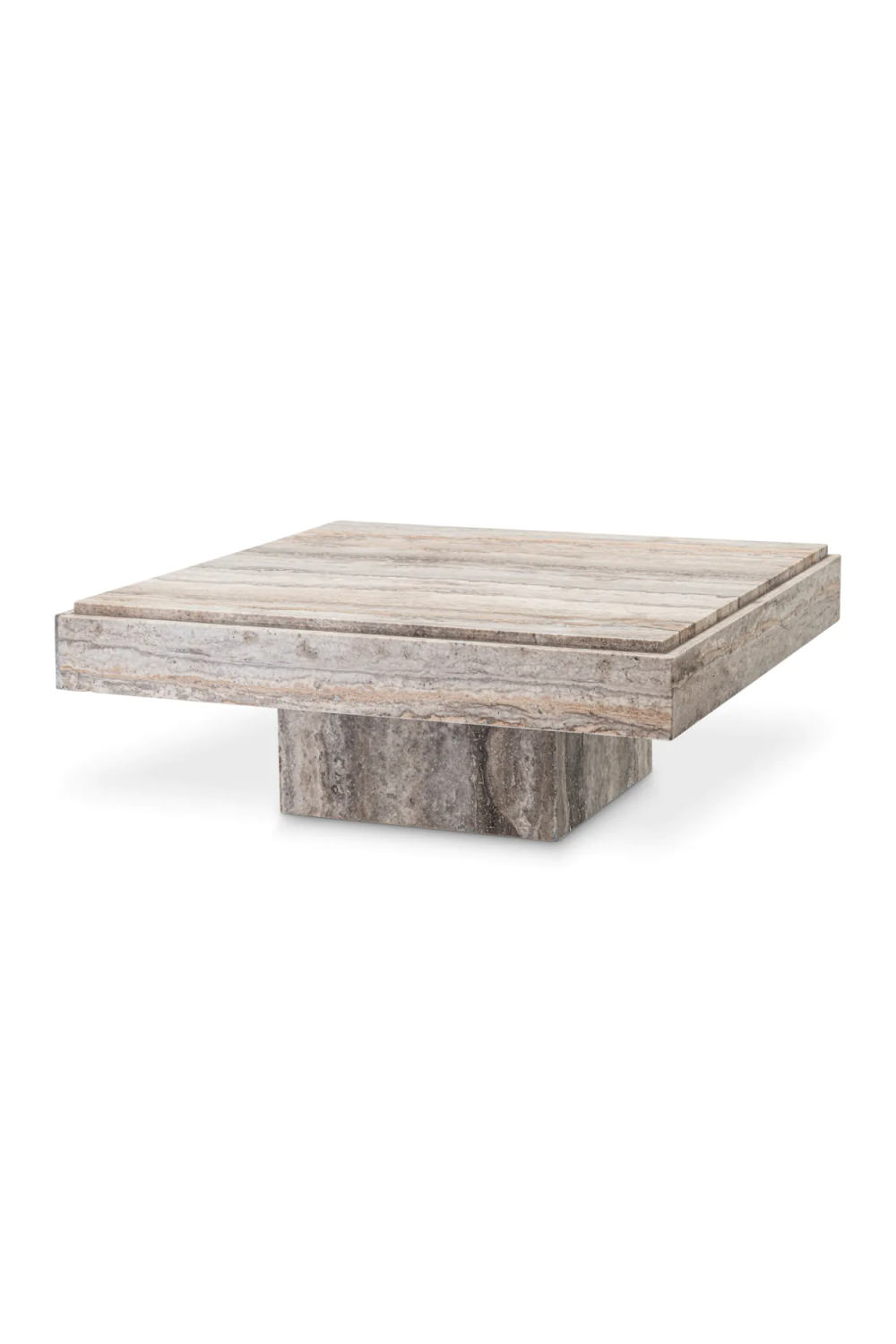 Square Travertine Coffee Table Sartoria | Eichholtz Miami