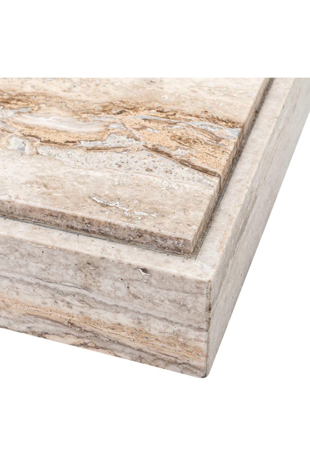 Square Travertine Coffee Table Sartoria | Eichholtz Miami