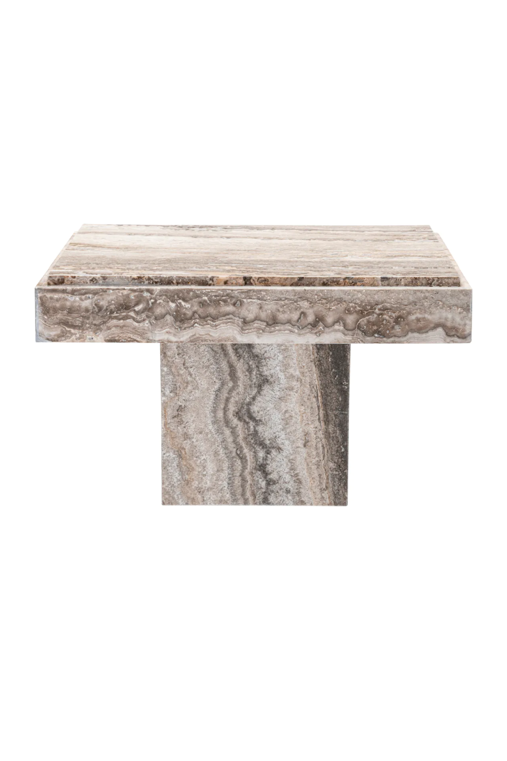 Travertine Side Table Sartoria | Eichholtz Miami