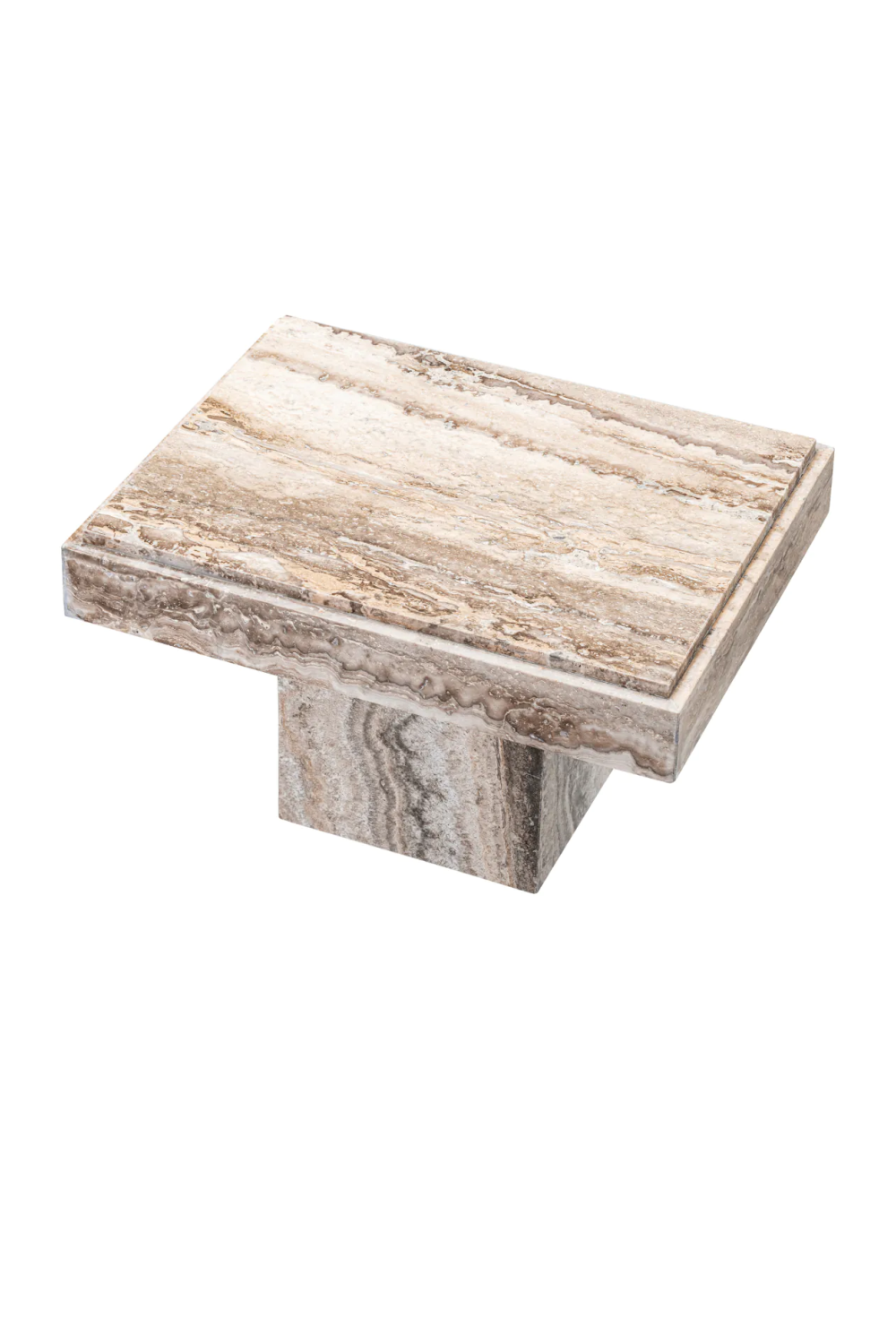 Travertine Side Table Sartoria | Eichholtz Miami