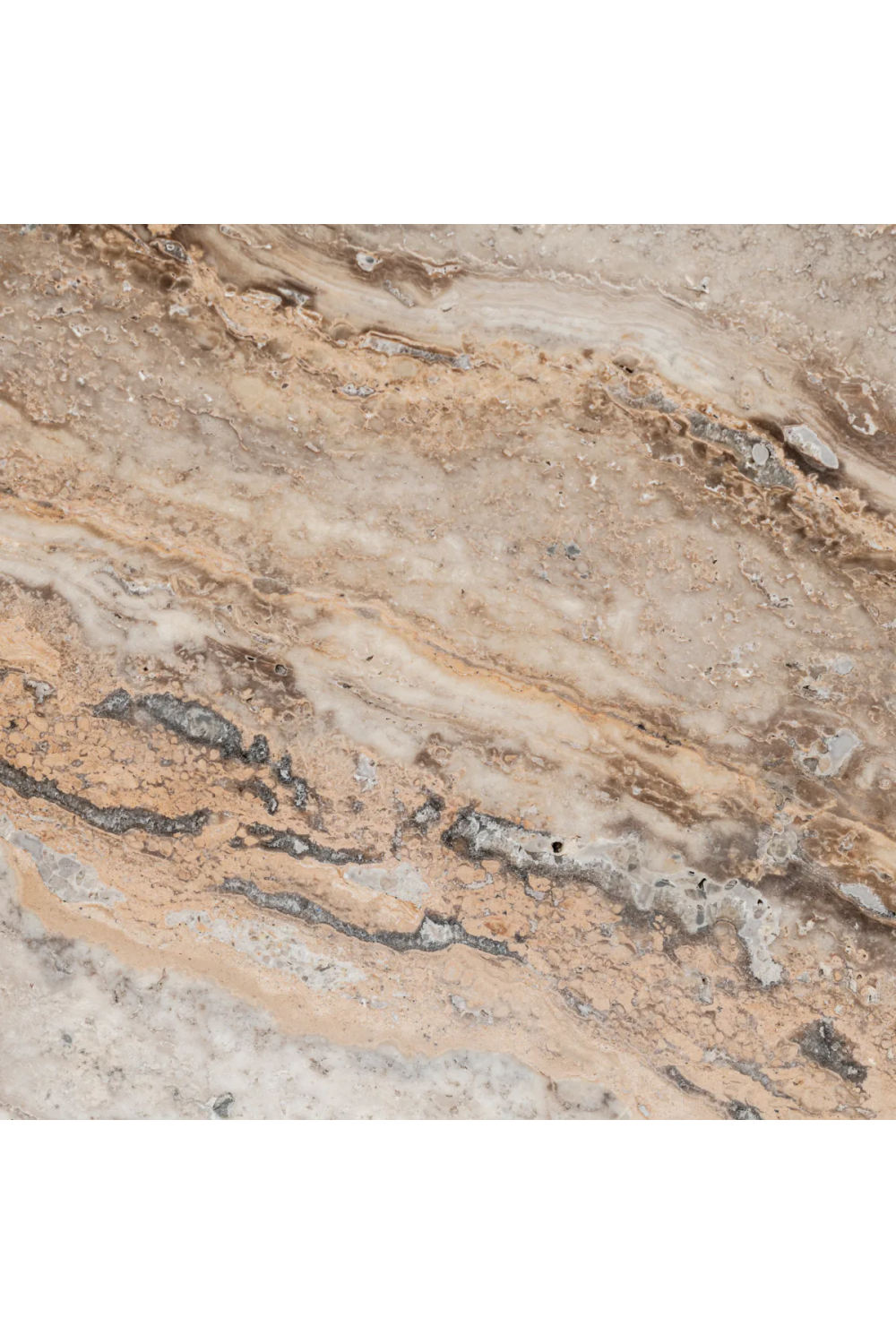 Travertine Side Table Sartoria | Eichholtz Miami