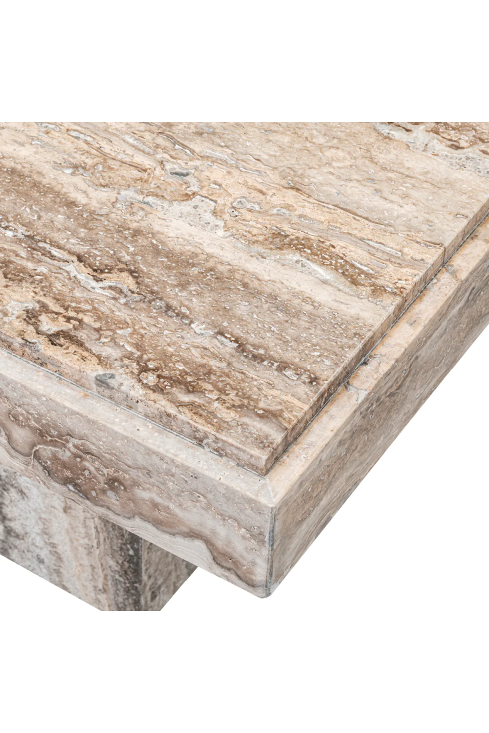 Travertine Side Table Sartoria | Eichholtz Miami