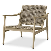 Aged Teak Outdoor Chair Manzo | Eichholtz Miami