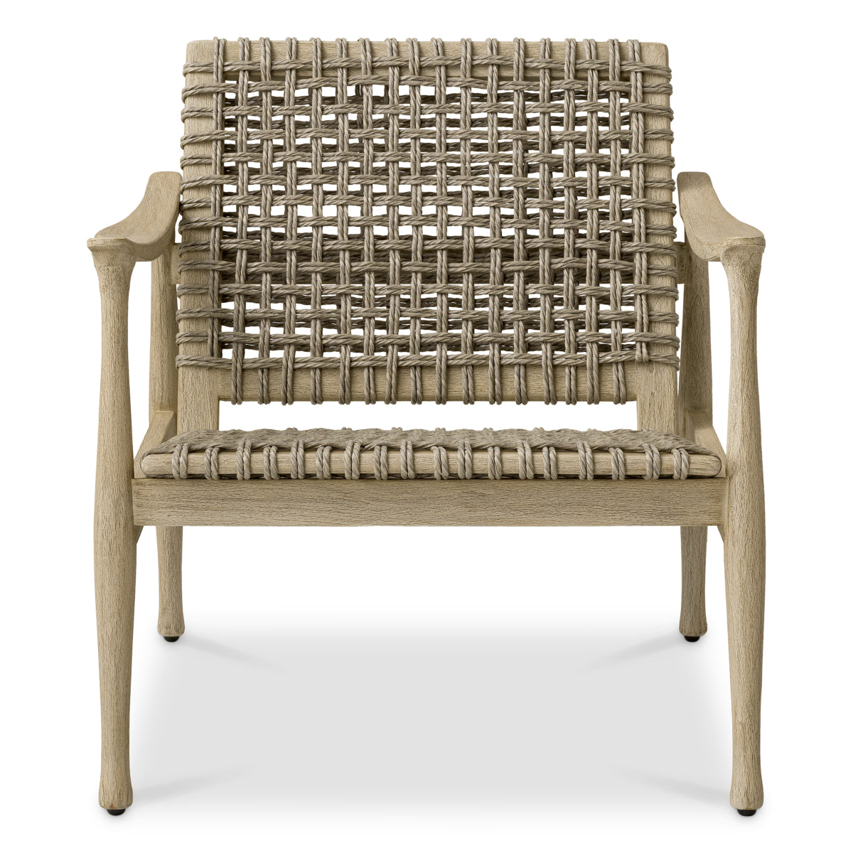 Aged Teak Outdoor Chair Manzo | Eichholtz Miami