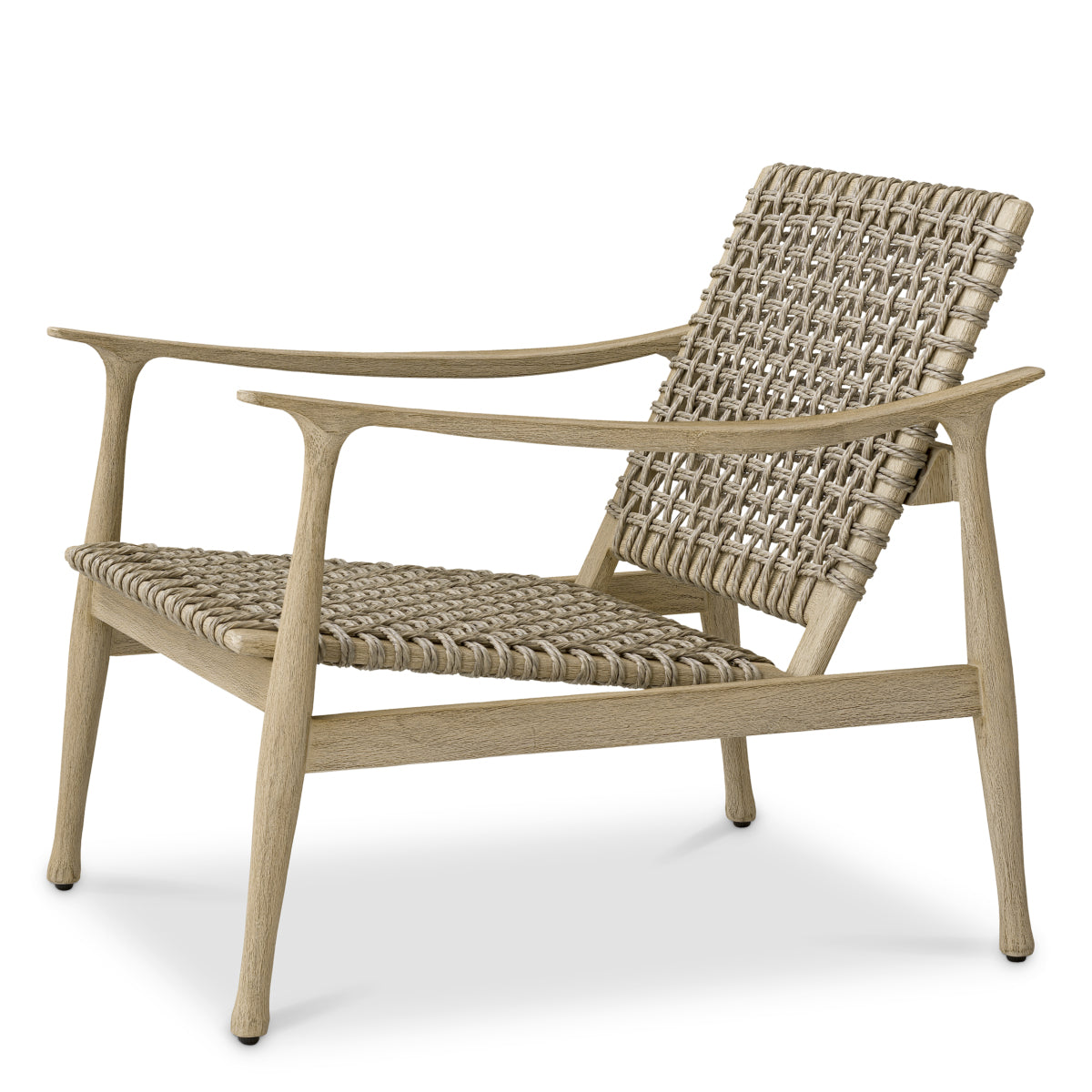 Aged Teak Outdoor Chair Manzo | Eichholtz Miami