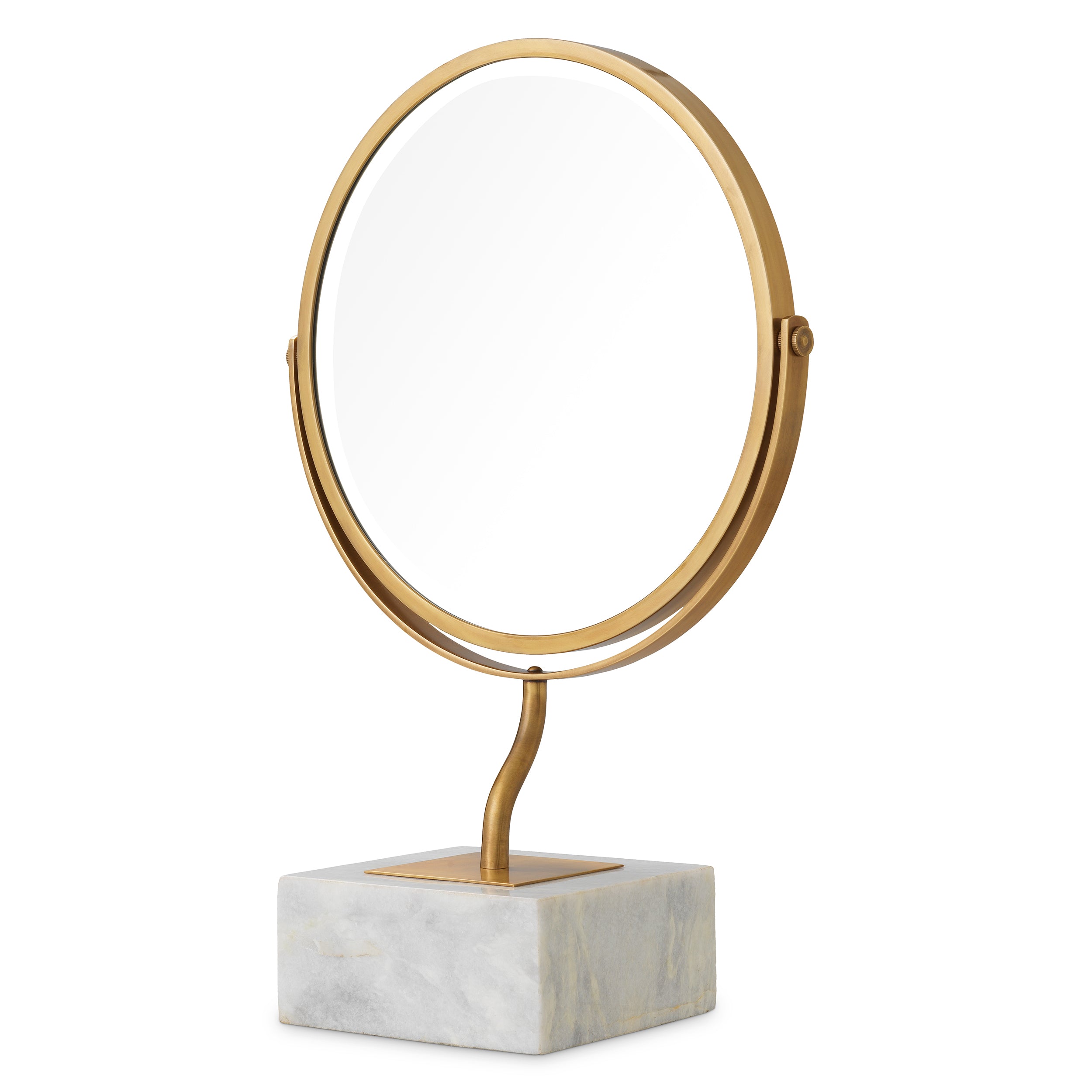White Marble Table Mirror Jovanni | Eichholtz Miami