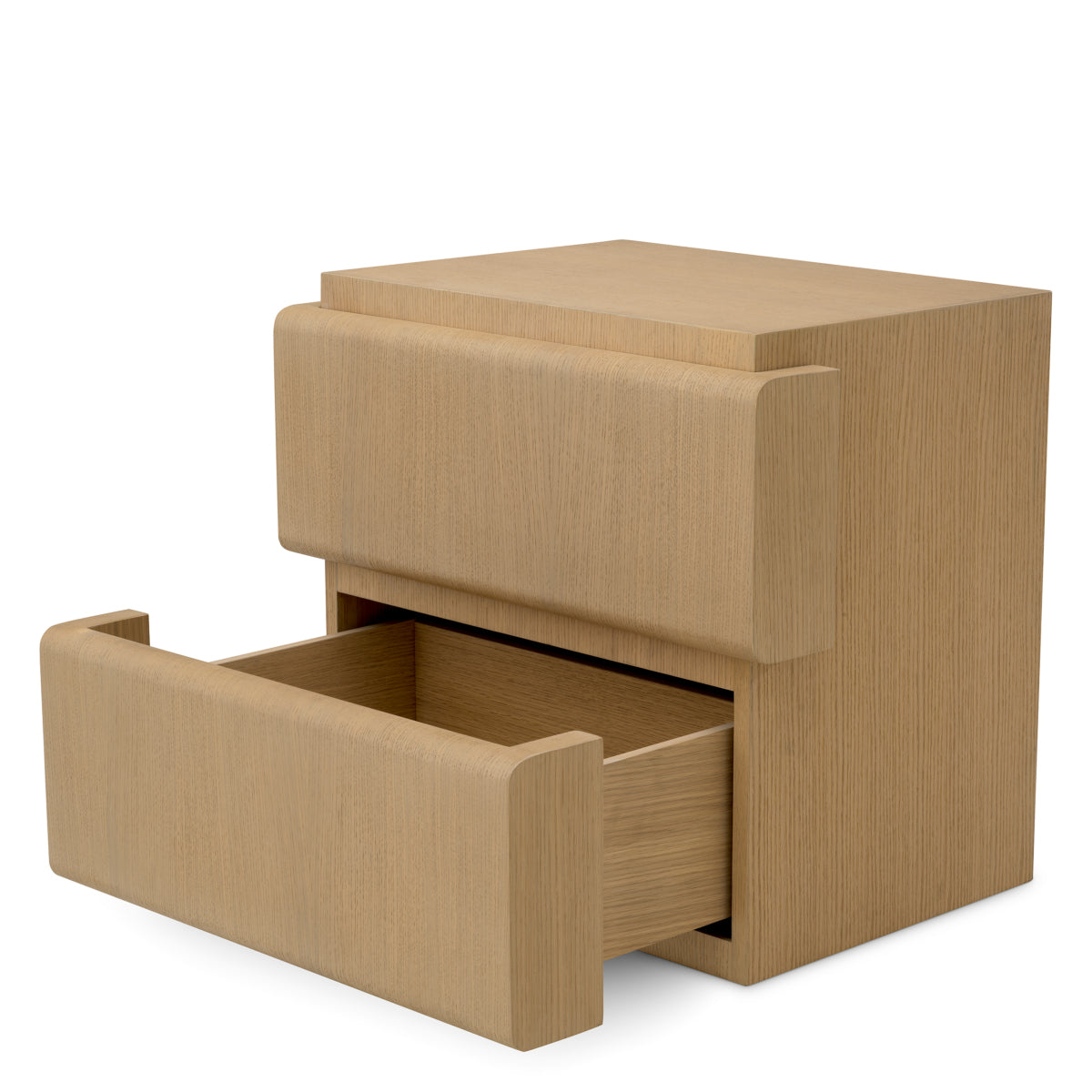 Natural Oak Veneer Nightstand Colston | Eichholtz Miami