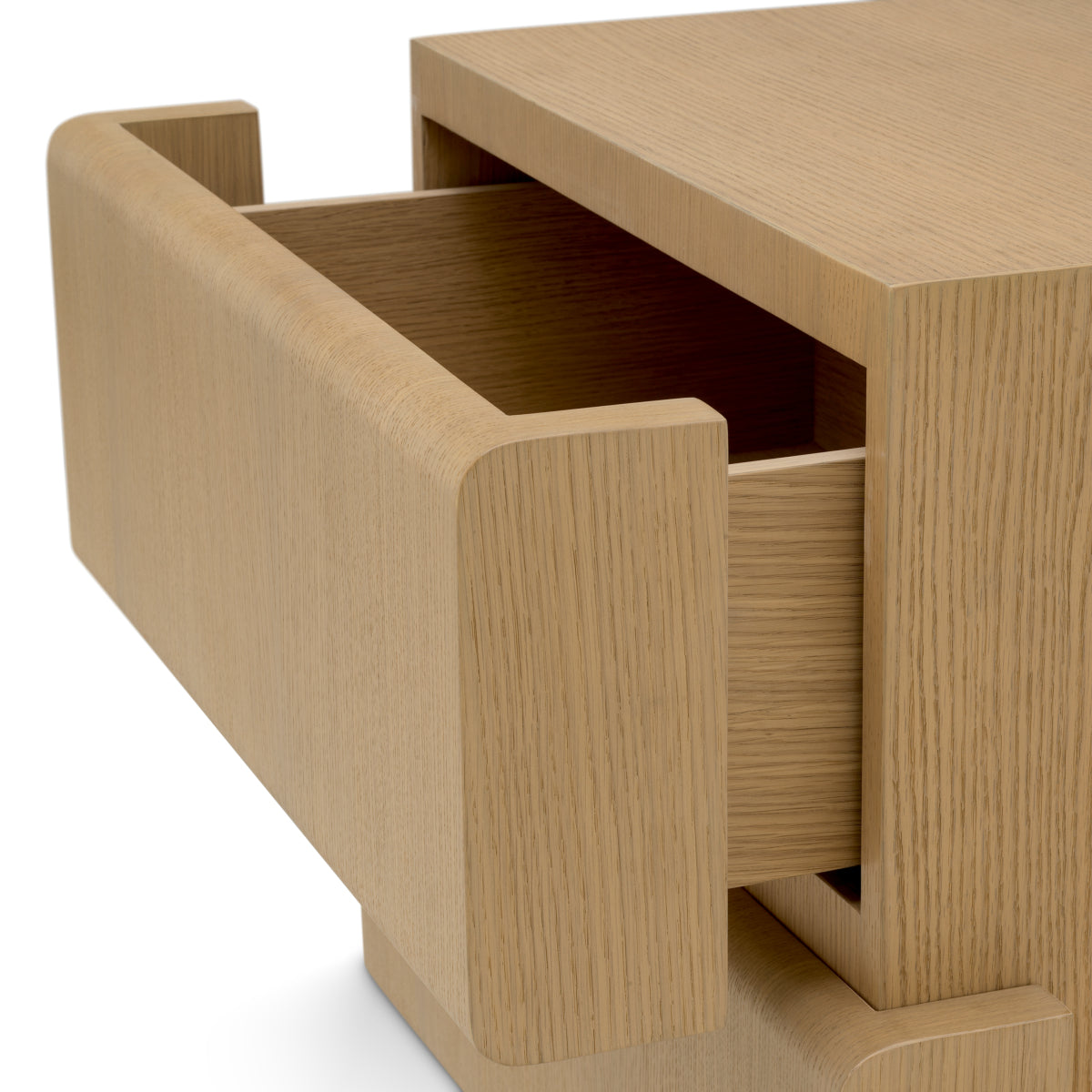 Natural Oak Veneer Nightstand Colston | Eichholtz Miami