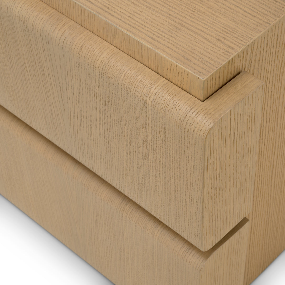 Natural Oak Veneer Nightstand Colston | Eichholtz Miami