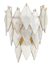 Sugared Glass Wall Lamp Rhombus | Eichholtz Miami