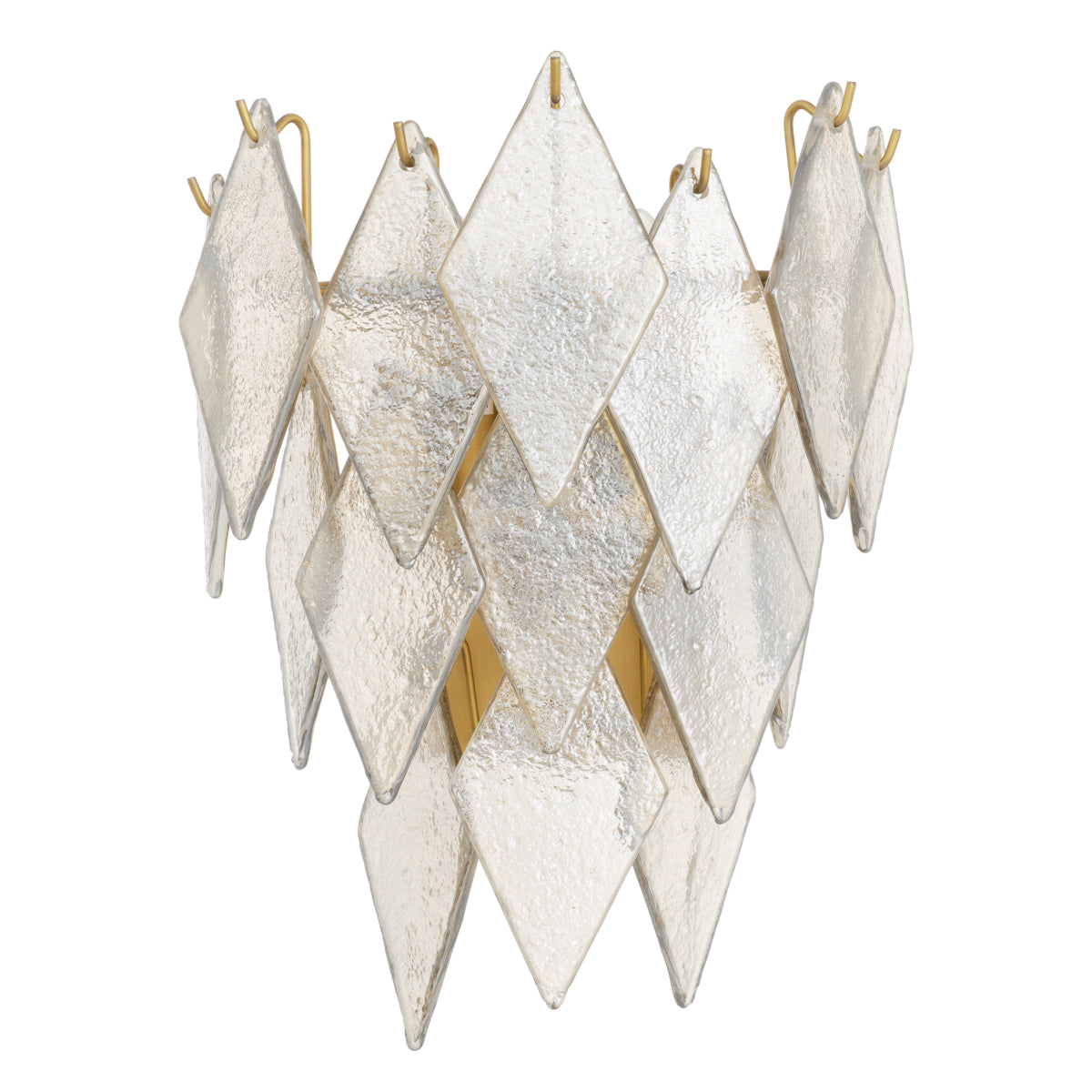 Sugared Glass Wall Lamp Rhombus | Eichholtz Miami