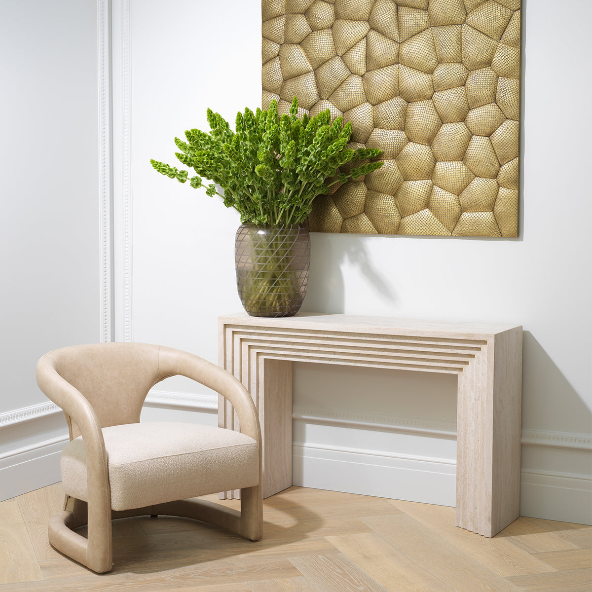 Travertine Console Table Tarrington | Eichholtz Miami