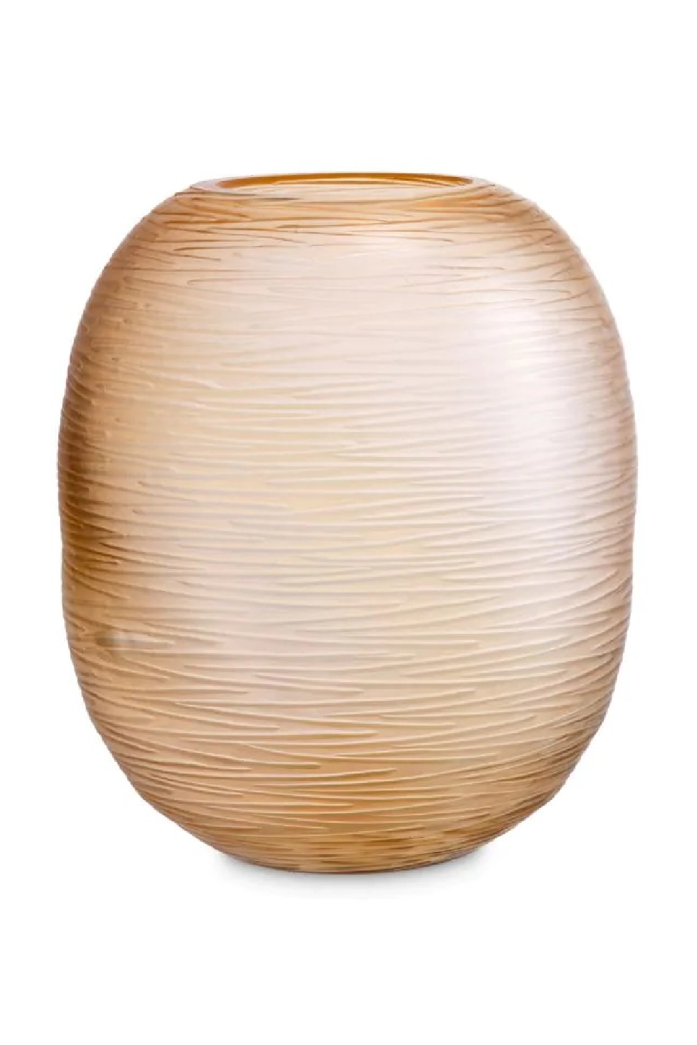 Peach Handblown Glass Vase Alessio | Eichholtz Miami