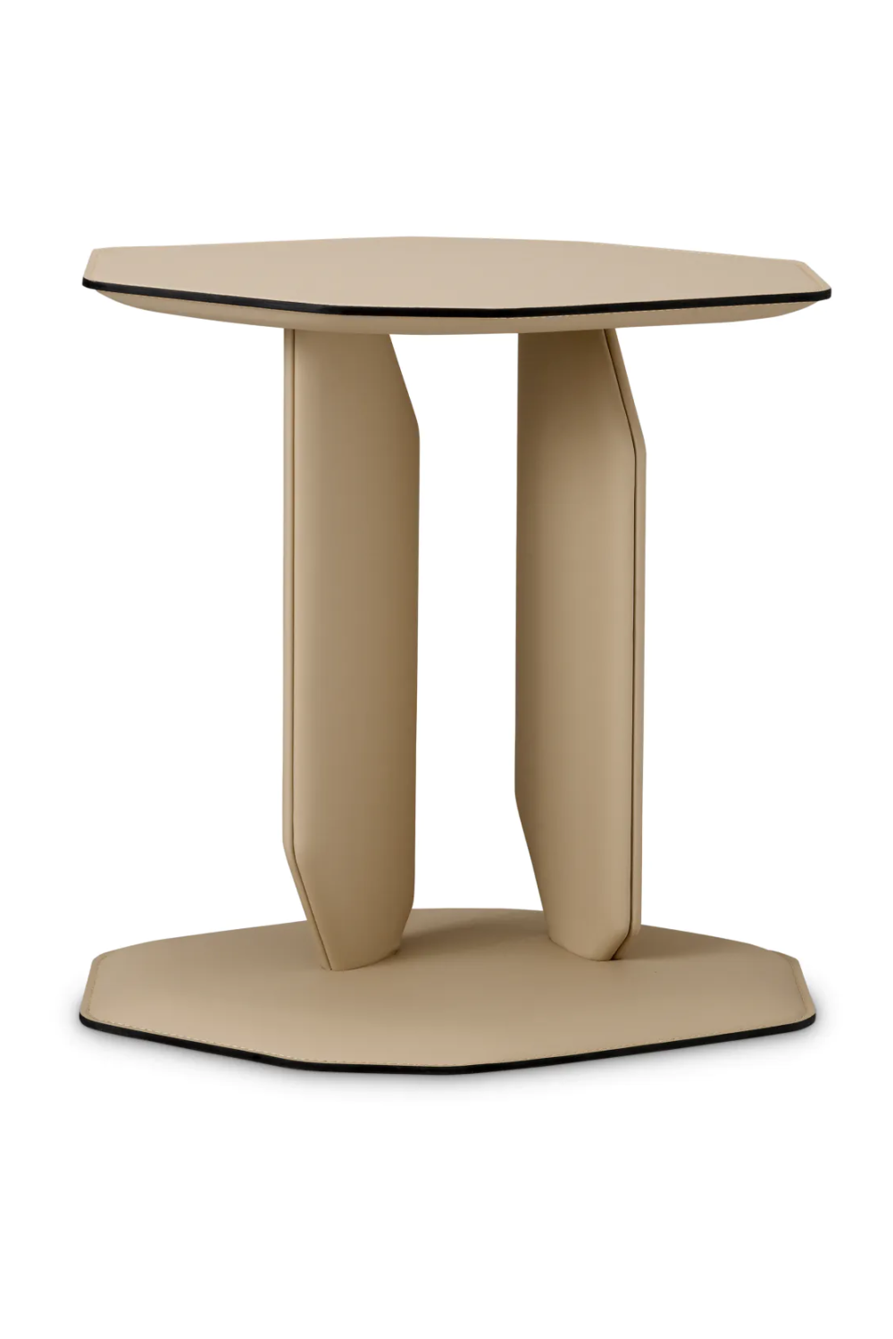 Leather Wrapped Side Table Maurizio | Eichholtz Miami
