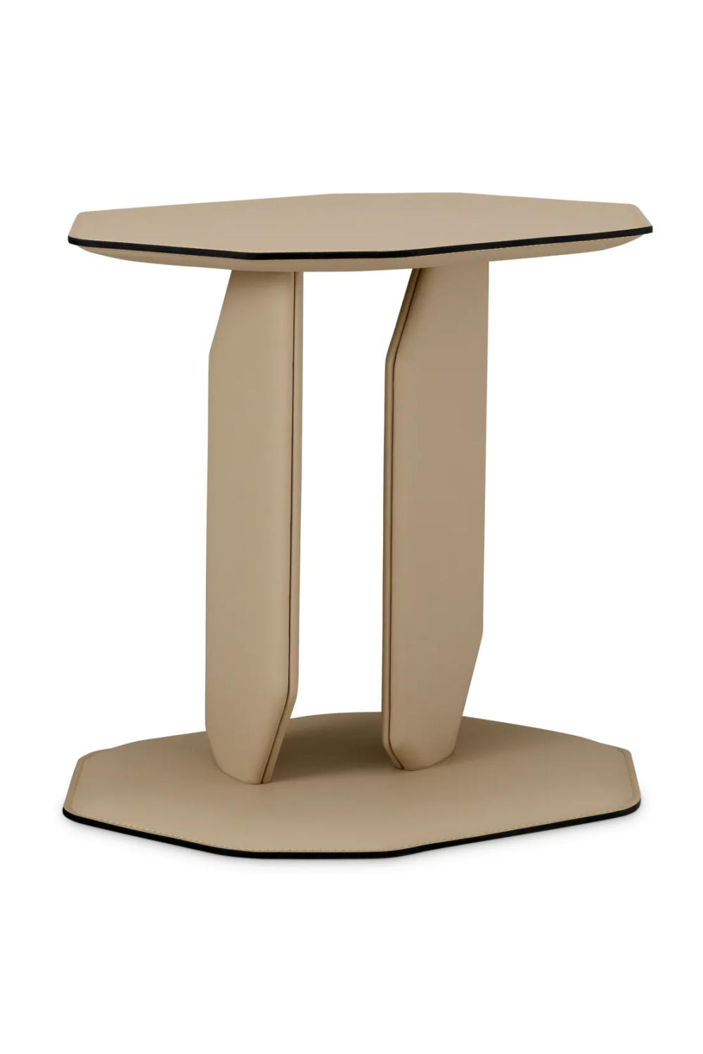 Leather Wrapped Side Table Maurizio | Eichholtz Miami