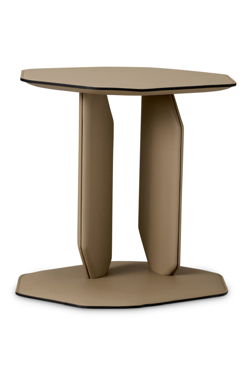 Leather Wrapped Side Table Maurizio | Eichholtz Miami