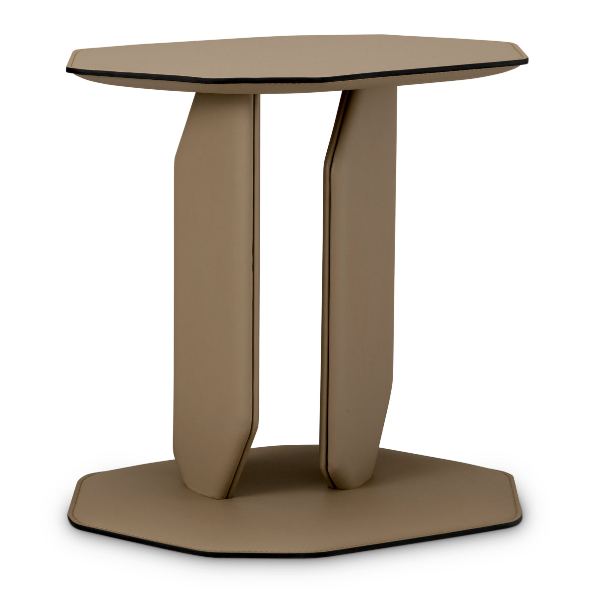 Leather Wrapped Side Table Maurizio | Eichholtz Miami