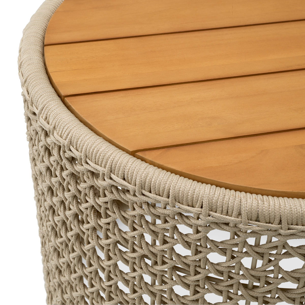 Weave Outdoor Side Table Trinity | Eichholtz Miami