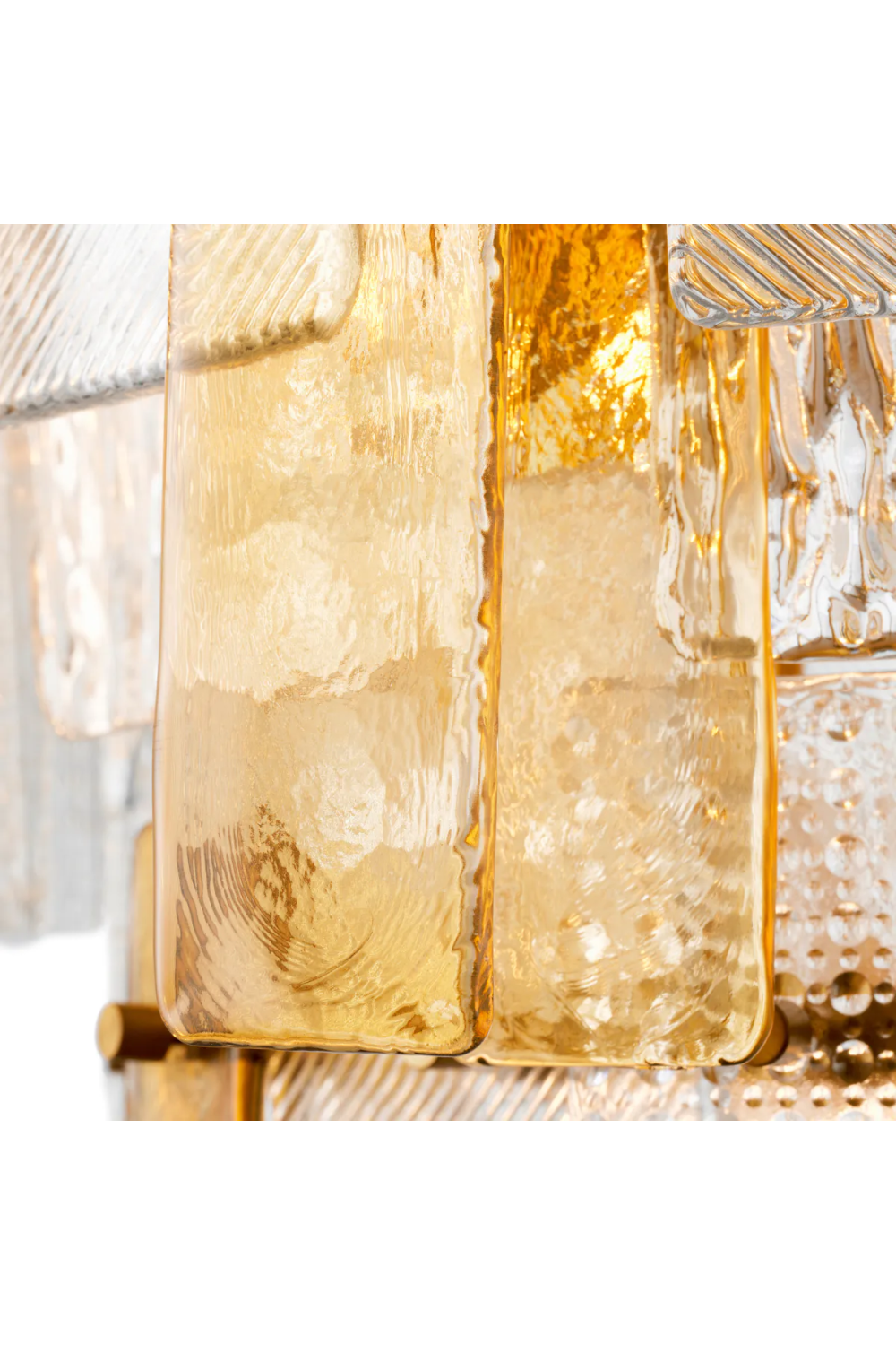 Textured Glass Chandelier Cassiano | Eichholtz Miami