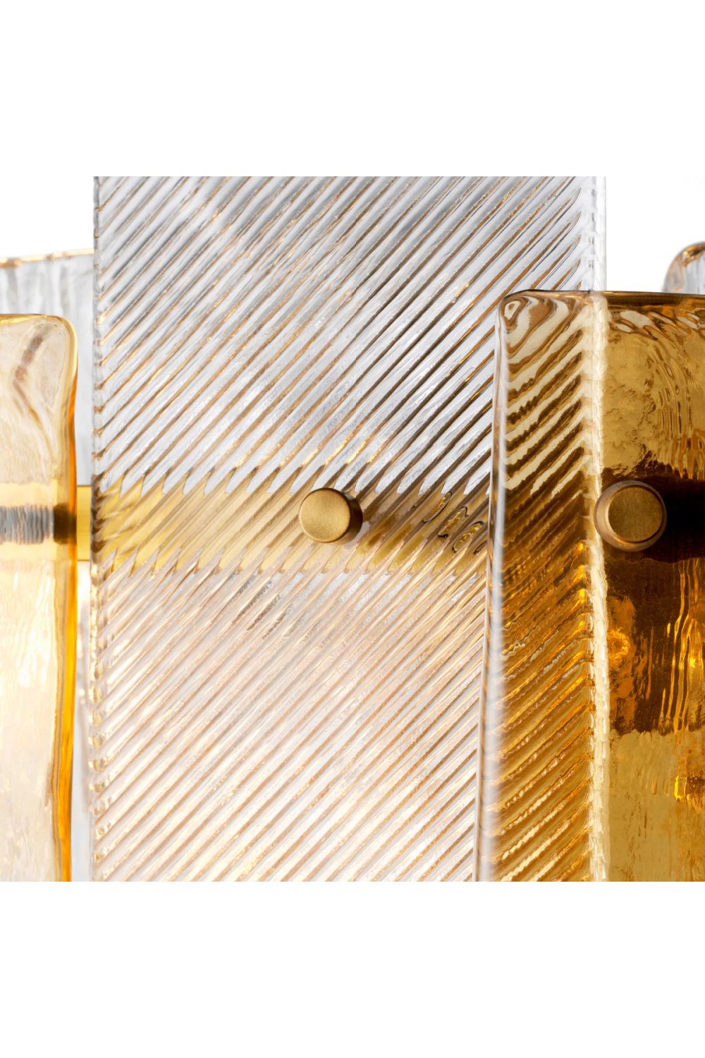 Textured Glass Chandelier Cassiano | Eichholtz Miami