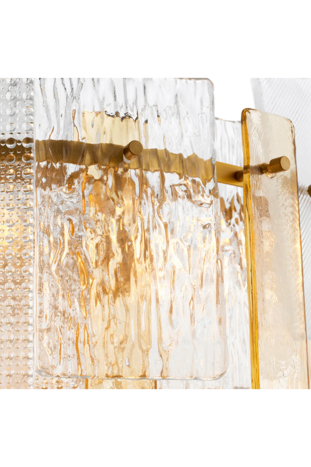 Textured Glass Chandelier Cassiano | Eichholtz Miami