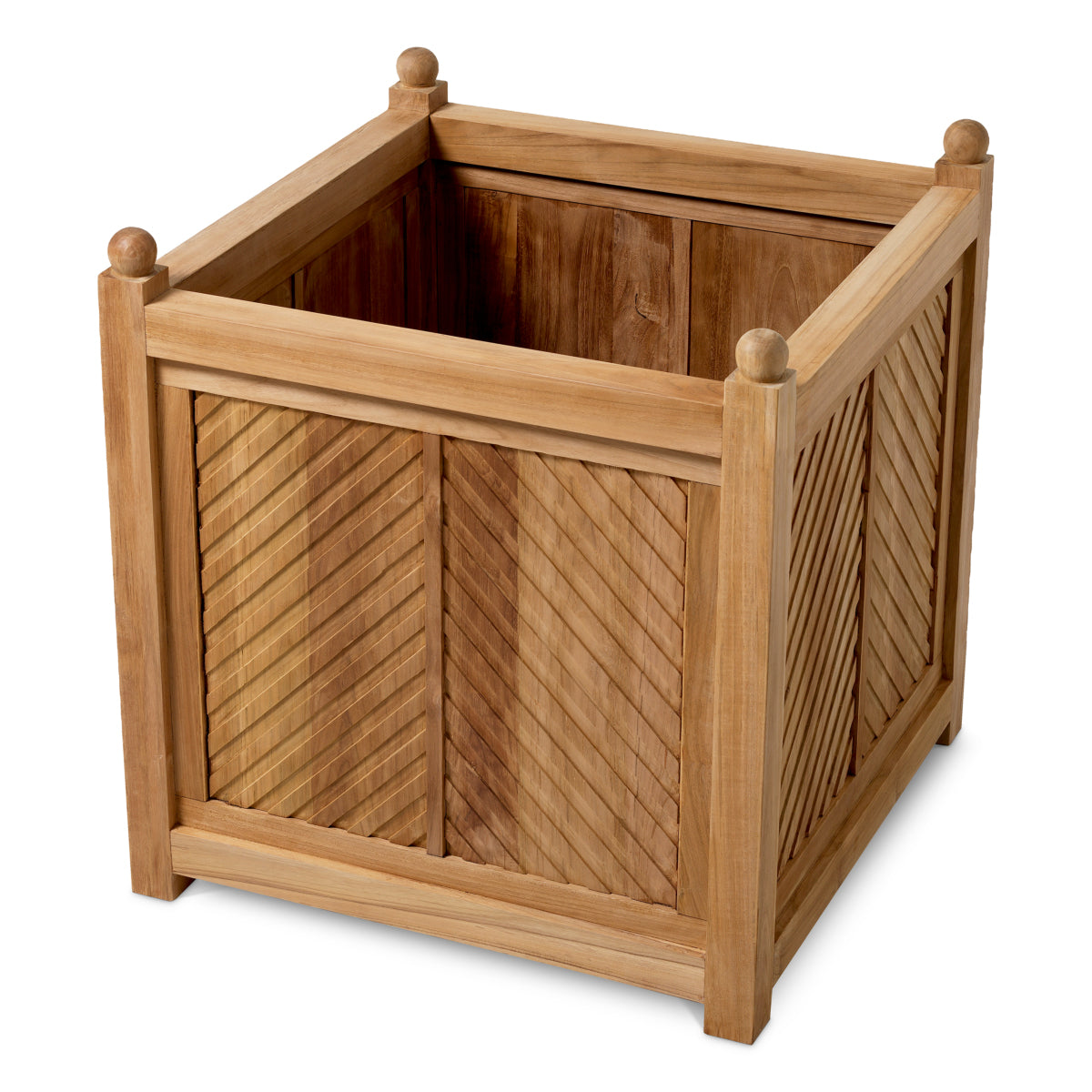 Natural Teak Outdoor Planter Stanmore | Eichholtz Miami