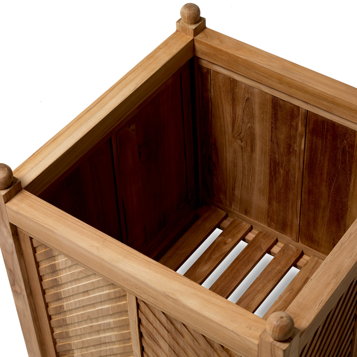 Natural Teak Outdoor Planter Stanmore | Eichholtz Miami