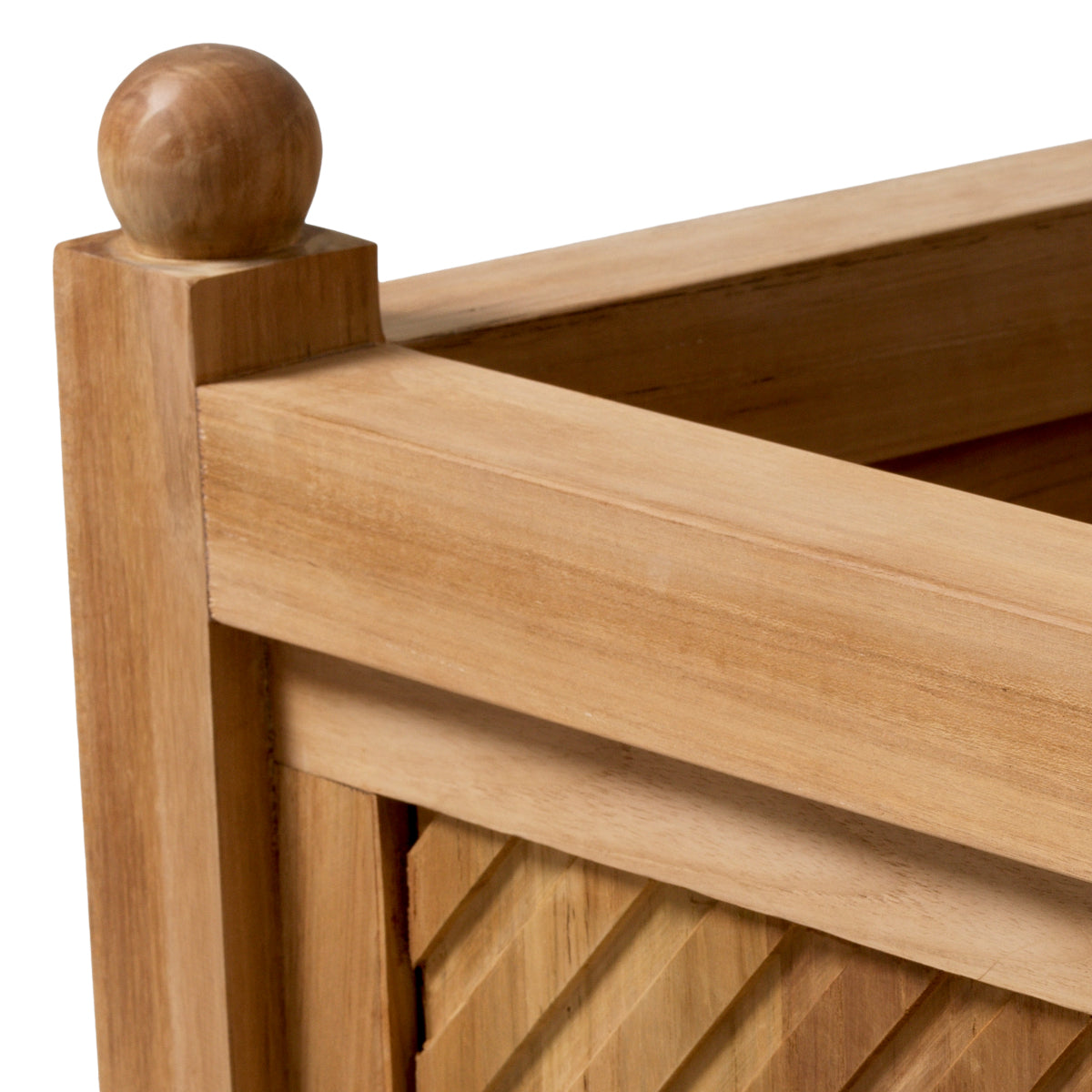 Natural Teak Outdoor Planter Stanmore | Eichholtz Miami