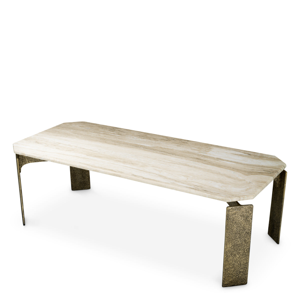 Marble Brass Dining Table Bodega | Eichholtz Miami