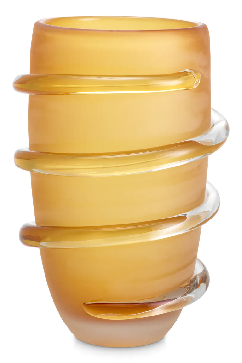 Yellow Glass Vase Eliano | Eichholtz Miami