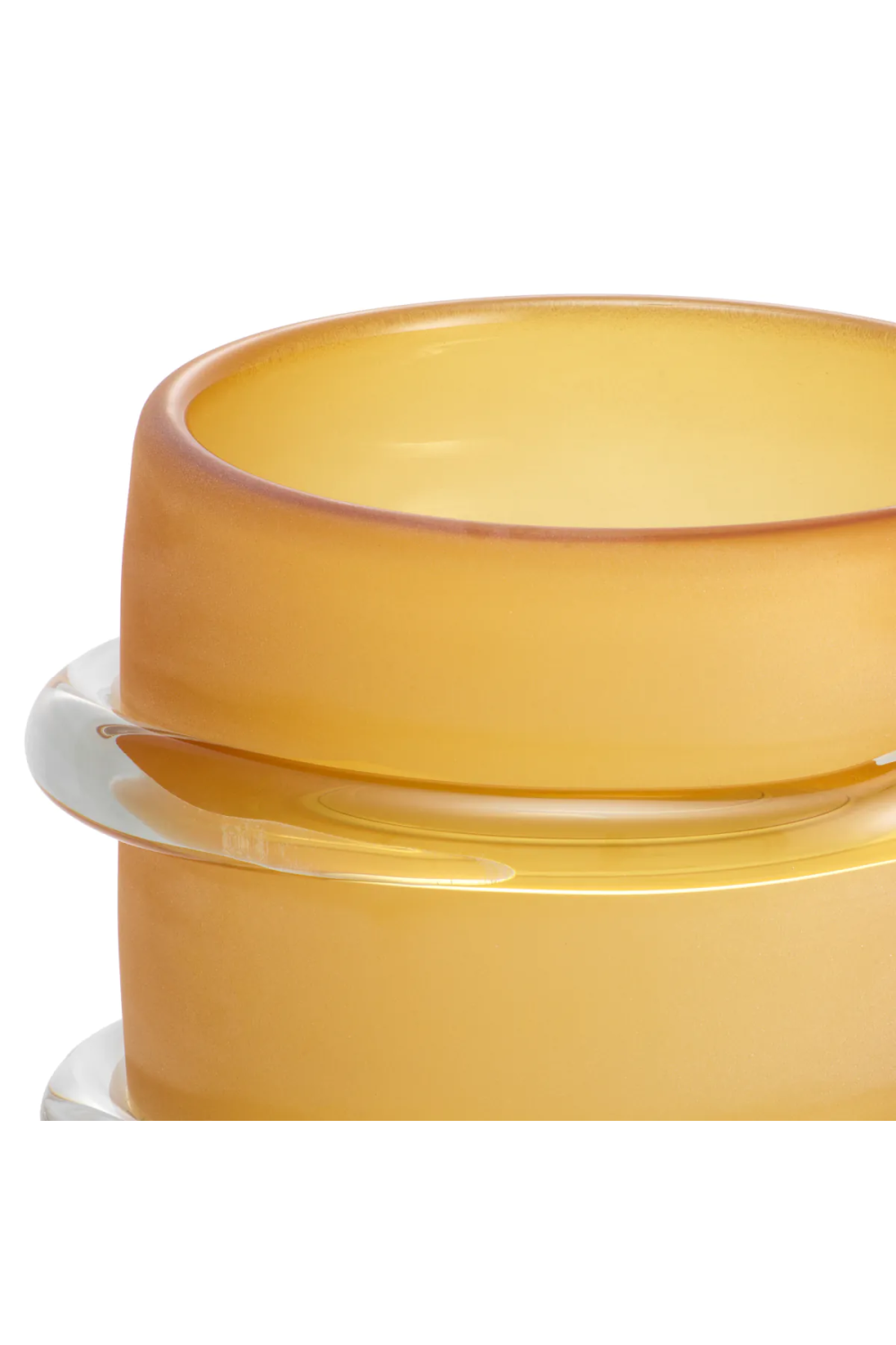 Yellow Glass Vase Eliano | Eichholtz Miami