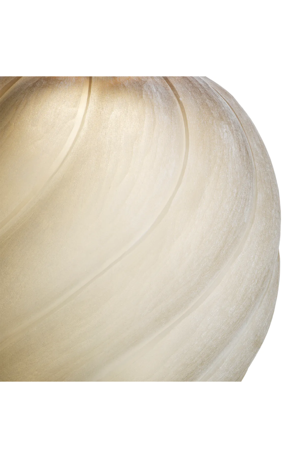 Frosted Sculptural Vase Sicilia | Eichholtz Miami