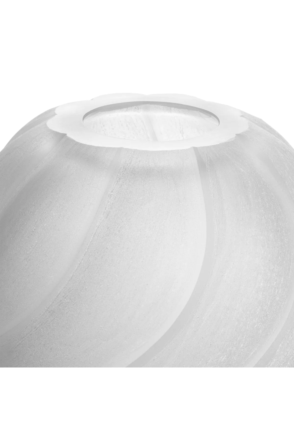 Frosted Sculptural Vase Sicilia | Eichholtz Miami