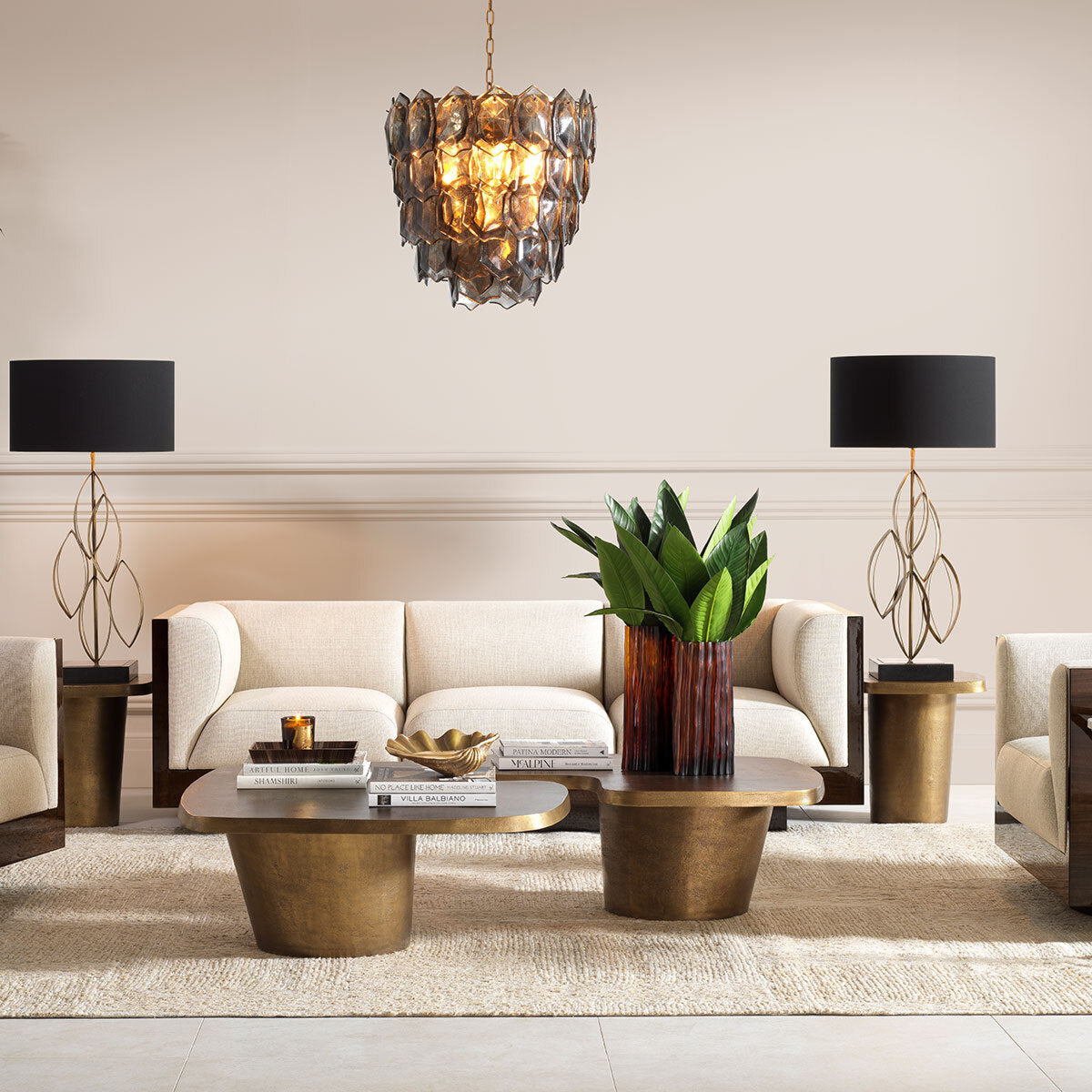 Eucalyptus Veneer Upholstered Sofa Sebastian | Eichholtz Miami