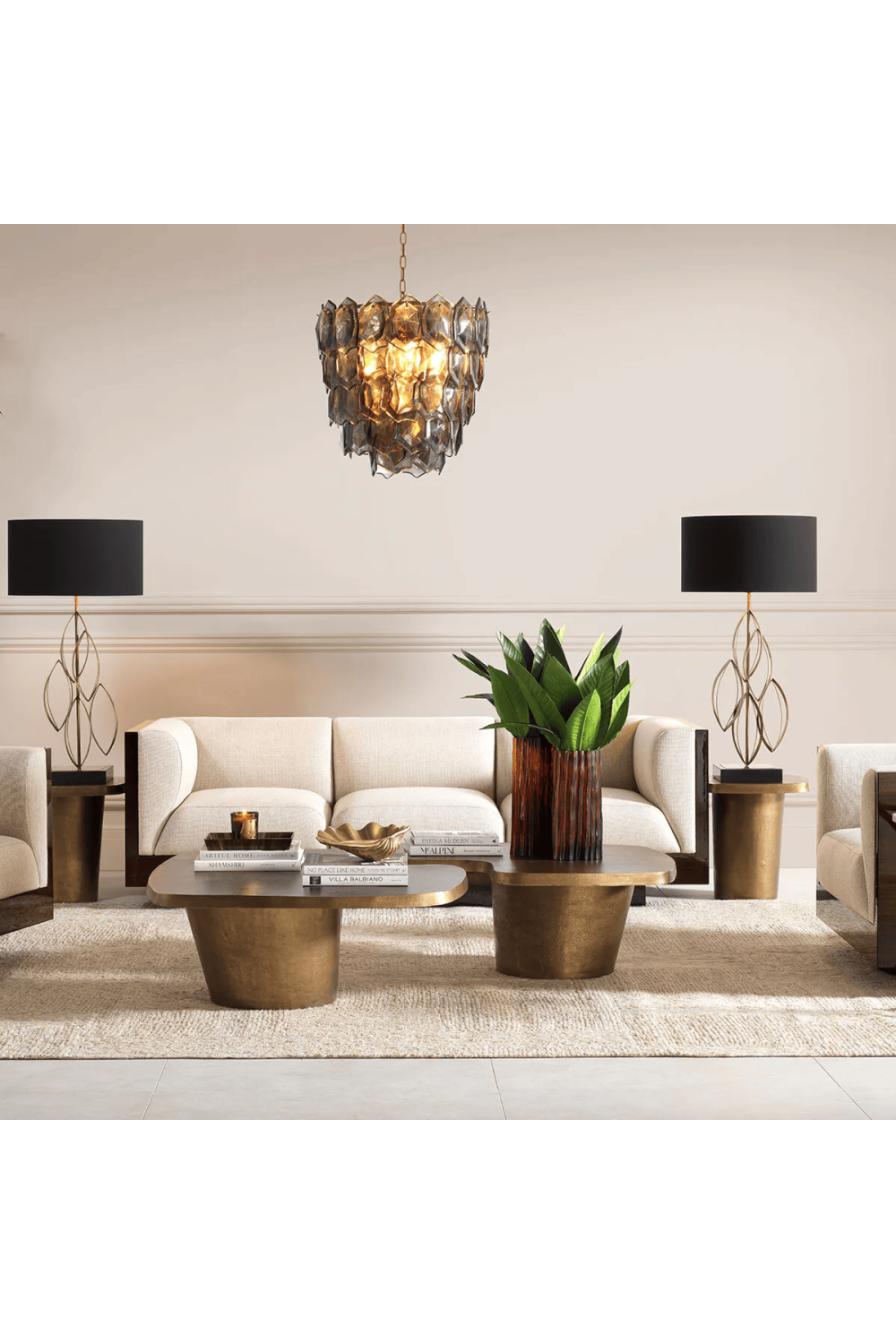 Eucalyptus Veneer Upholstered Sofa Sebastian | Eichholtz Miami