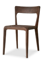 Oxidized Aluminum Dining Chair Quentin | Eichholtz Miami