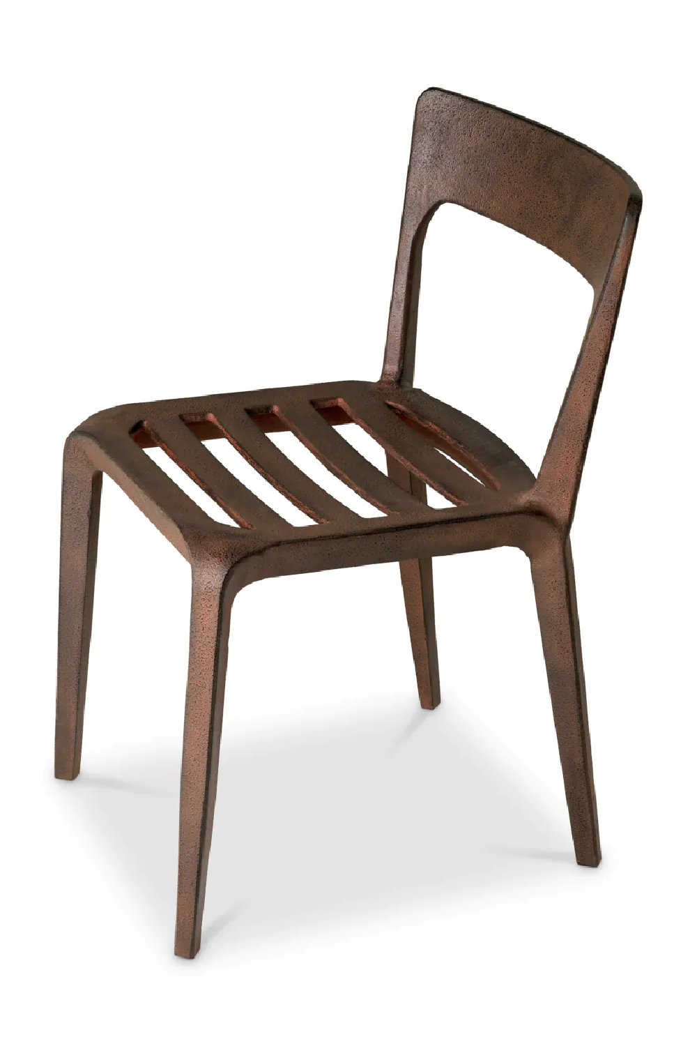 Oxidized Aluminum Dining Chair Quentin | Eichholtz Miami
