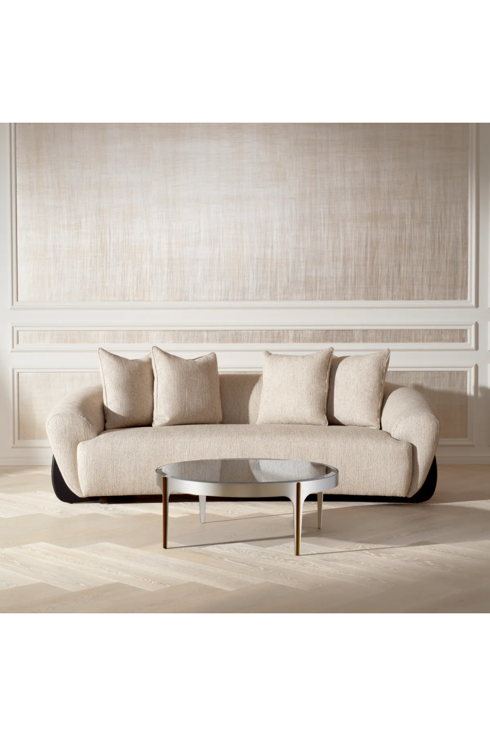 Black Glass Coffee Table S Artemisa | Eichholtz Miami