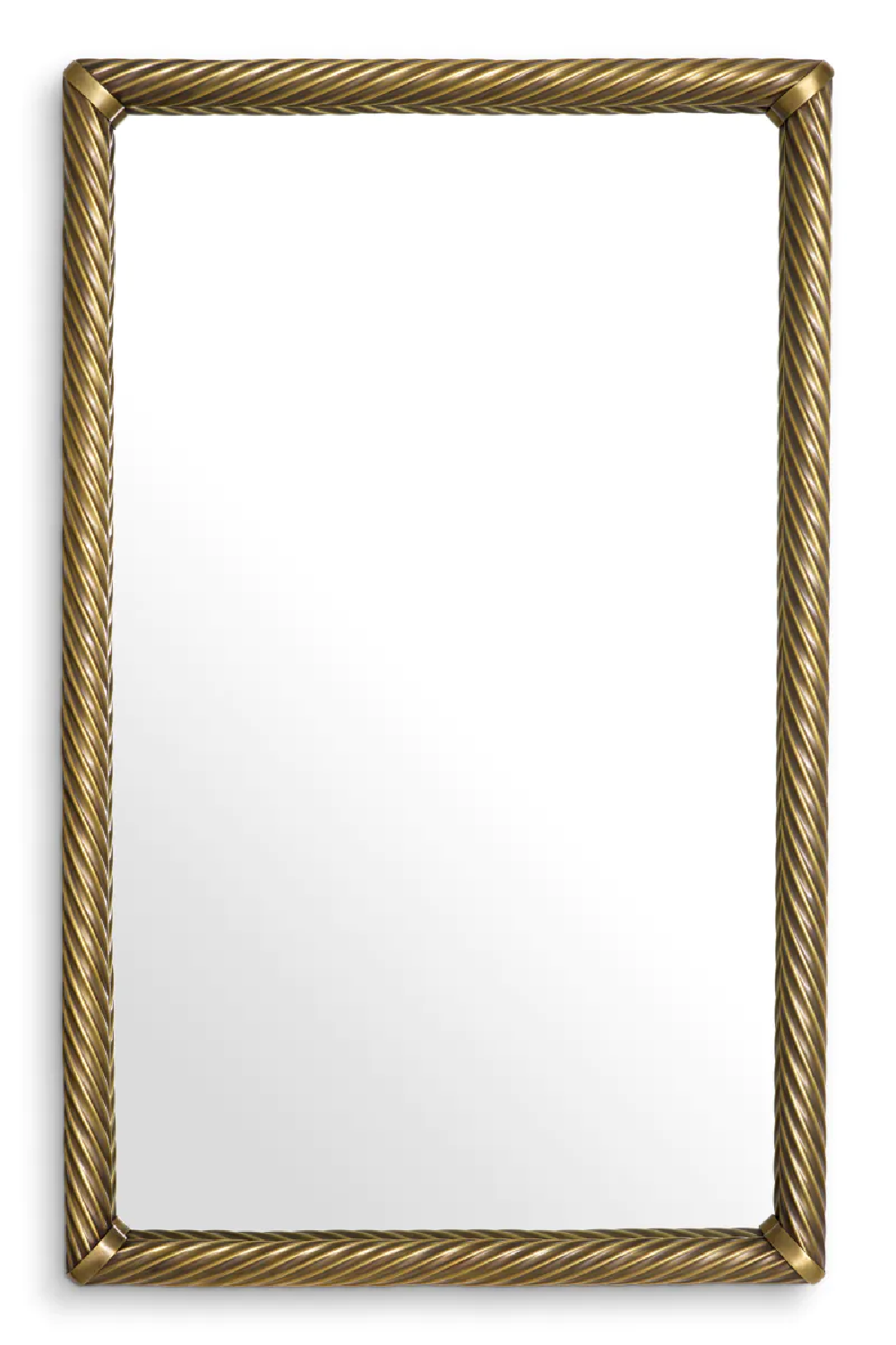 Vintage Brass Mirror Salvi | Eichholtz Miami