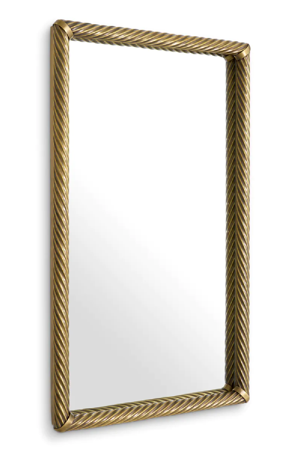 Vintage Brass Mirror Salvi | Eichholtz Miami