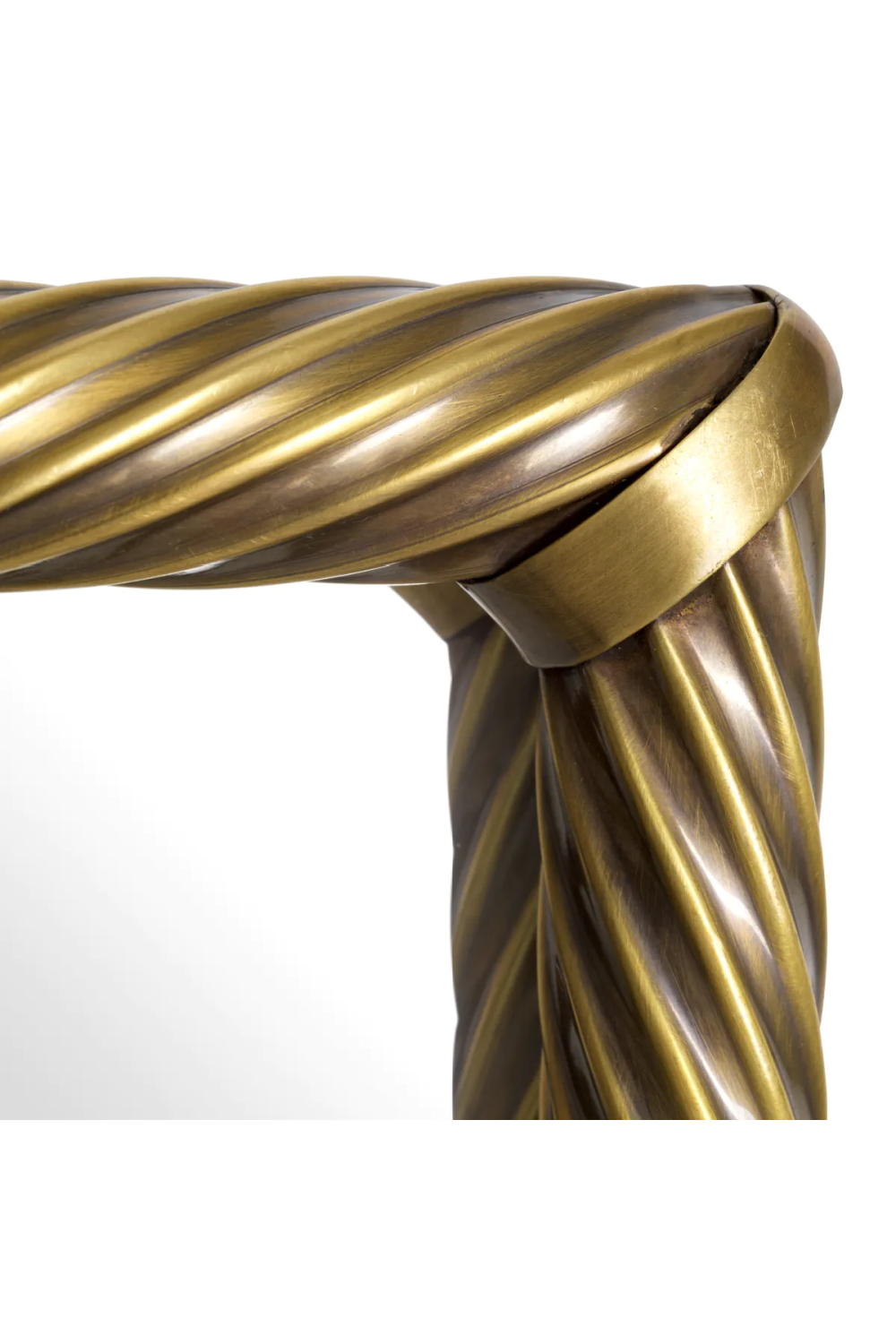 Vintage Brass MirrVintage Brass Mirror Salvi | Eichholtz Miami