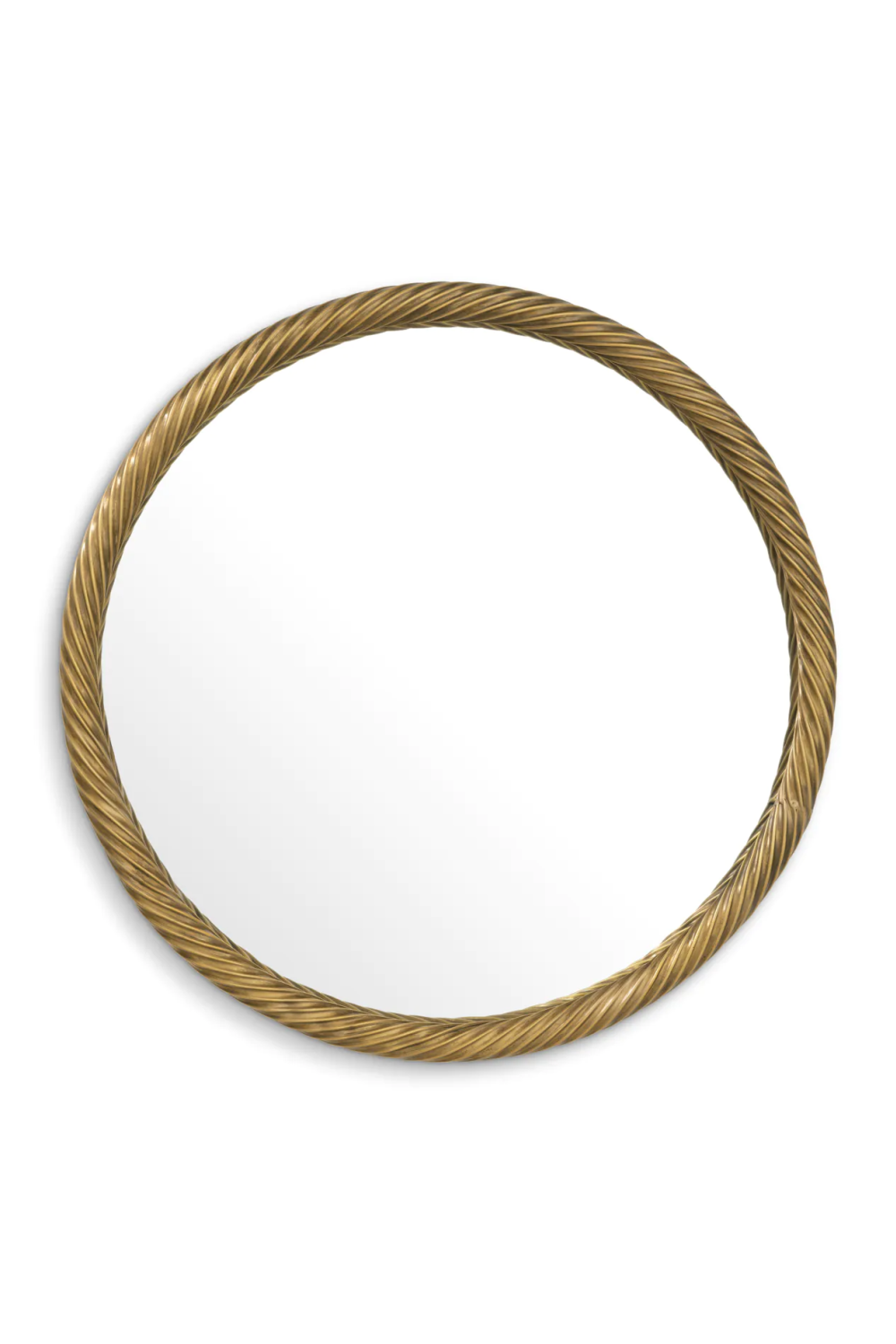 Vintage Brass Mirror Salvi | Eichholtz Miami