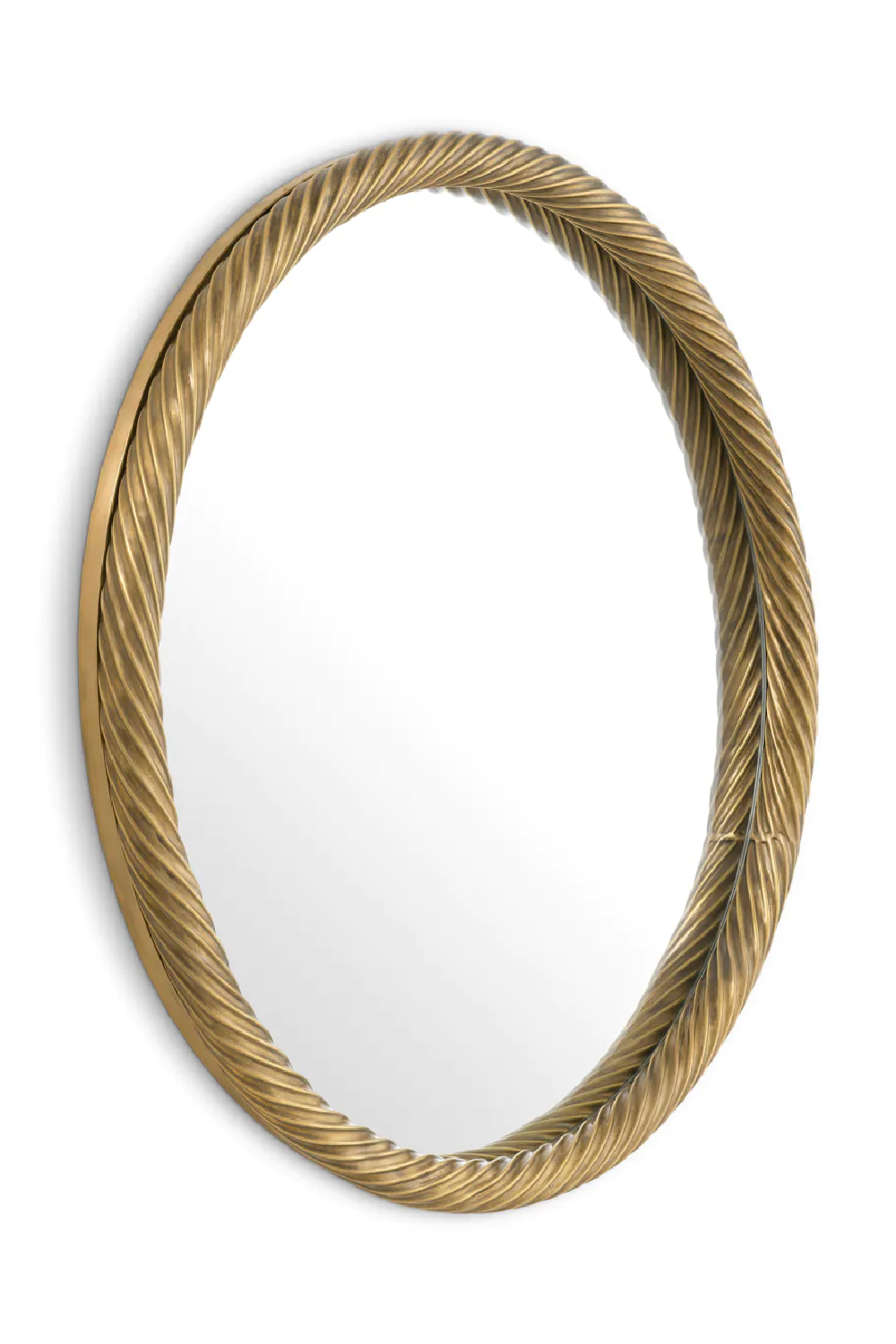 Vintage Brass Mirror Salvi | Eichholtz Miami