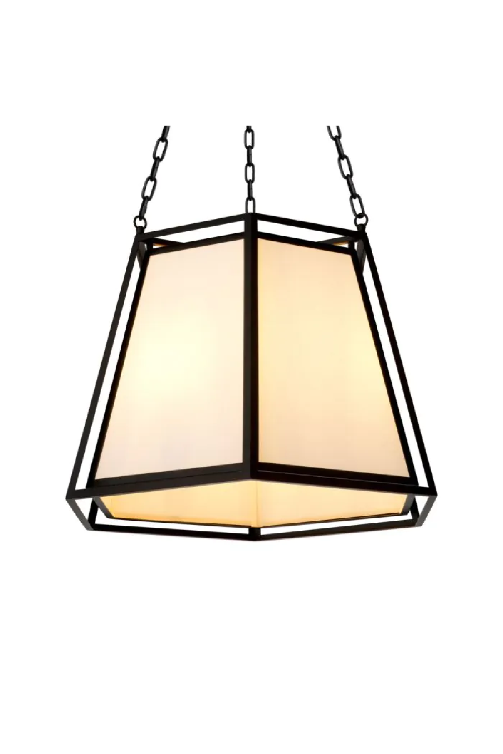 Off-White Fabric Pendant Lamp Moreno | Eichholtz Miami