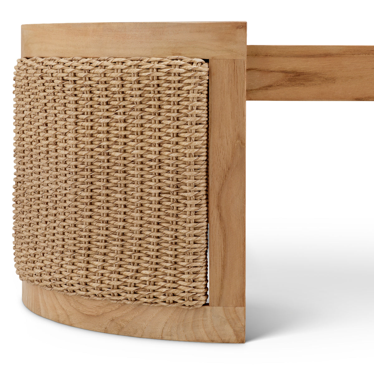 Faux Rattan Outdoor Coffee table Marenzo | Eichholtz Miami