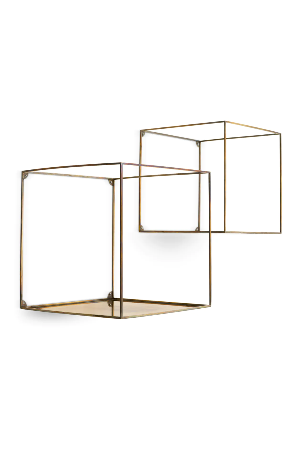 Vintage Brass Wall Racks (2) Deco | Eichholtz Miami
