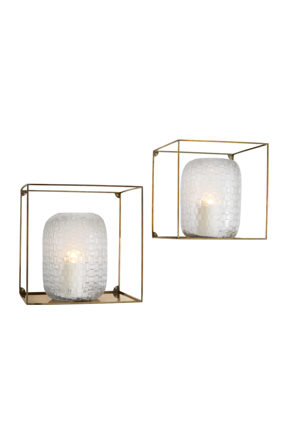 Vintage Brass Wall Racks (2) Deco | Eichholtz Miami